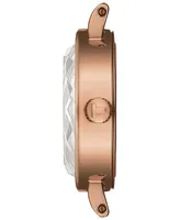 Tissot Women's Swiss Lovely Rose Gold Pvd Stainless Steel Bracelet Watch 20mm