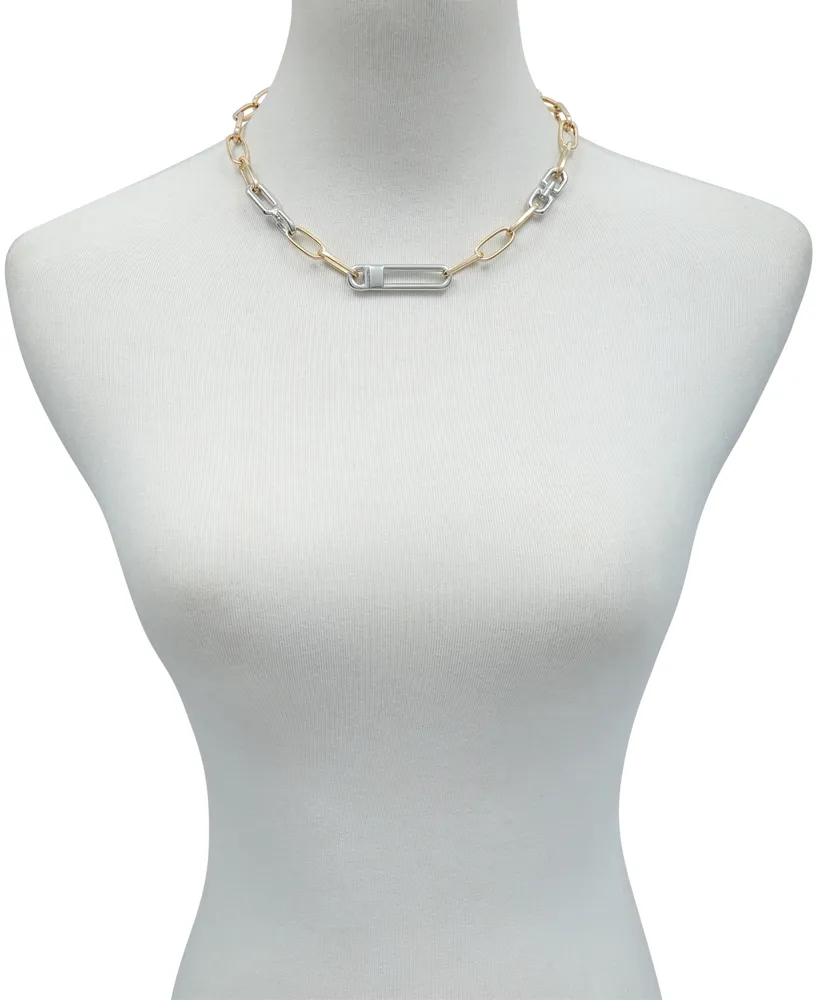 Vince Camuto Gold-Tone and Silver-Tone Y Necklace - Gold-Tone, Silver