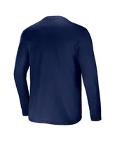 Men's Nfl x Darius Rucker Collection by Fanatics Navy New England Patriots Team Long Sleeve T-shirt