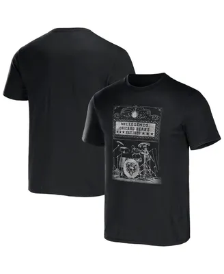 Men's Nfl x Darius Rucker Collection by Fanatics Black Chicago Bears Band T-shirt
