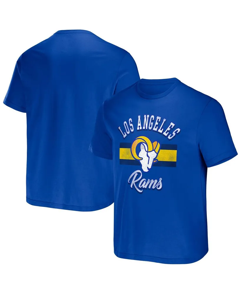Men's Nfl x Darius Rucker Collection by Fanatics Royal Los Angeles Rams Stripe T-shirt