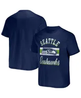 Men's Nfl x Darius Rucker Collection by Fanatics College Navy Seattle Seahawks Stripe T-shirt