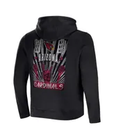 Men's Nfl x Darius Rucker Collection by Fanatics Black Arizona Cardinals Rocker Full-Zip Hoodie