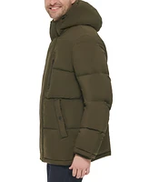 Cole Haan Men's Puffer Coat With Fleece-Lined Hood