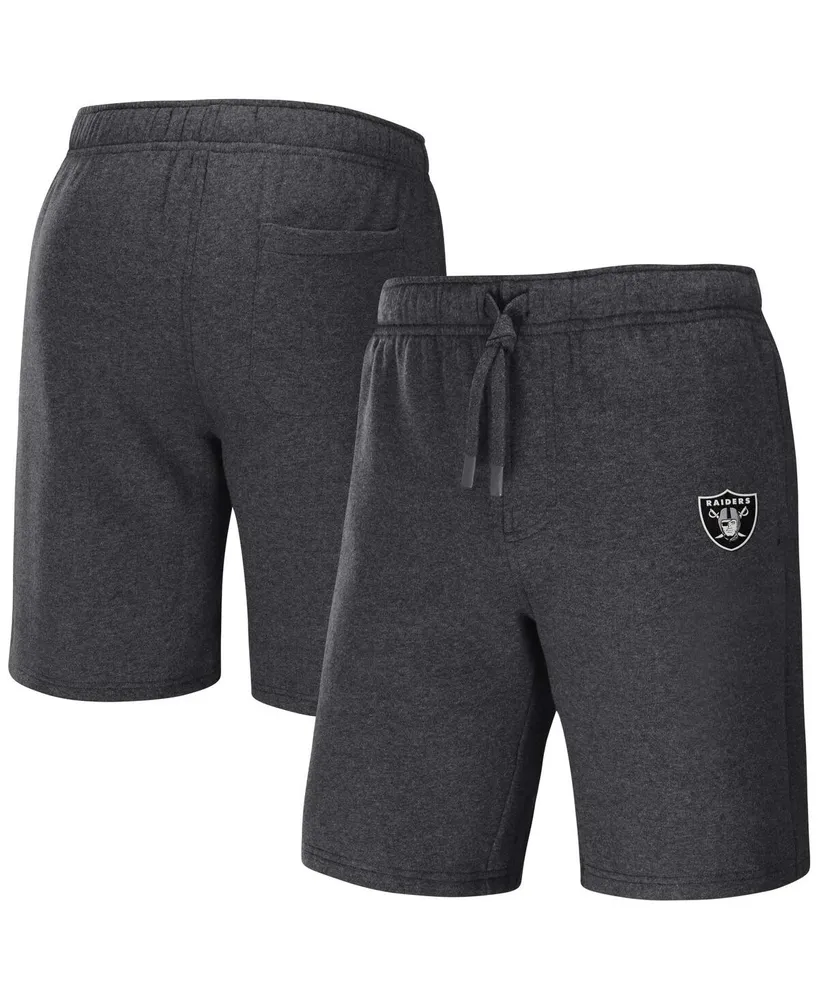 Men's Nfl x Darius Rucker Collection by Fanatics Heather Charcoal Las Vegas Raiders Logo Shorts