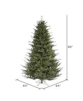 Vickerman Itasca Fraser Artificial Christmas Tree, Unlit, 7.5'