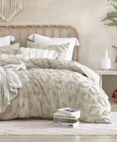 Peri Home Chenille Leopard Linen Comforter Set