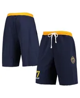 Men's Jamal Murray Navy Denver Nuggets Big and Tall French Terry Name and Number Shorts