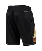 Men's Mitchell & Ness Black Orlando Magic Big Face 4.0 Fashion Shorts