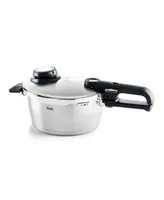 Fissler Vitavit Premium Stainless Steel Quart Pressure Cooker with Steamer Insert