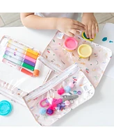 Bumkins Baby Girls Printed Travel Water Resistant Bag, Pack of 3