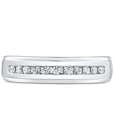 Grown With Love Men's Lab Diamond Band (1/4 ct. t.w.) 10k Gold