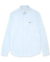 Lacoste Men's Regular Fit Long-Sleeve Solid Oxford Shirt