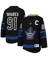 Youth Boys John Tavares Black Toronto Maple Leafs Alternate Replica Player Jersey