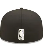 Men's New Era Black San Antonio Spurs 5x Nba Finals Champions Pop Sweat 59FIFTY Fitted Hat