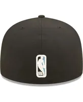 Men's New Era Black Miami Heat 3x Nba Finals Champions Pop Sweat 59FIFTY Fitted Hat