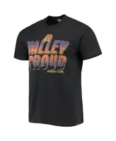 Men's '47 Black Phoenix Suns Hometown Regional Valley Proud T-shirt