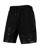 Men's Pro Standard Washington Wizards Triple Black Gloss Shorts