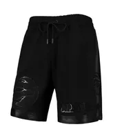 Men's Pro Standard Toronto Raptors Triple Black Gloss Shorts