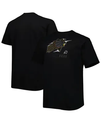 Men's Black Phoenix Suns Big and Tall Pop T-shirt