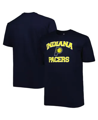 Men's Navy Indiana Pacers Big and Tall Heart Soul T-shirt
