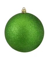 Northlight 12 Count Shatterproof 4- Finish Christmas Ball Ornaments 100mm Set, 4"