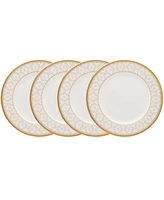 Noritake Noble Pearl Set Of 4 Bread Butter/Appetizer Plates, 6-1/2"