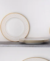Noritake Noble Pearl Set Of 4 Dinner Plates, 11"