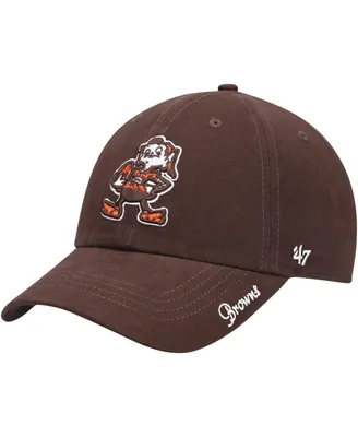 Women's '47 Brown Cleveland Browns Miata Clean Up Legacy Adjustable Hat