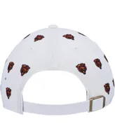 Women's '47 White Chicago Bears Confetti Clean Up Logo Adjustable Hat