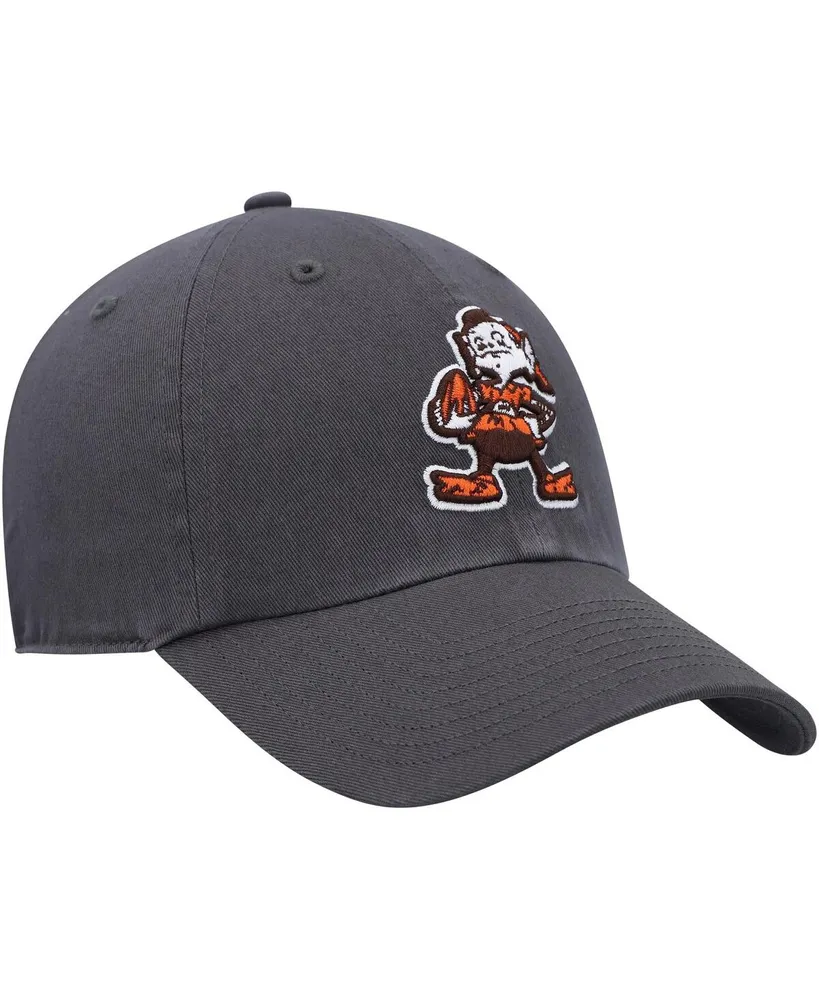 Men's '47 Brand Charcoal Cleveland Browns Clean Up Legacy Adjustable Hat
