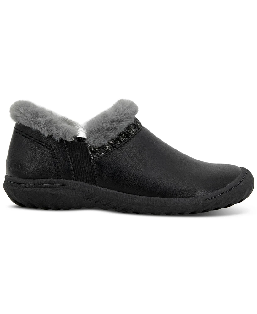 Jbu Women's Jade Slip On Sweater Knit Cozy Flats