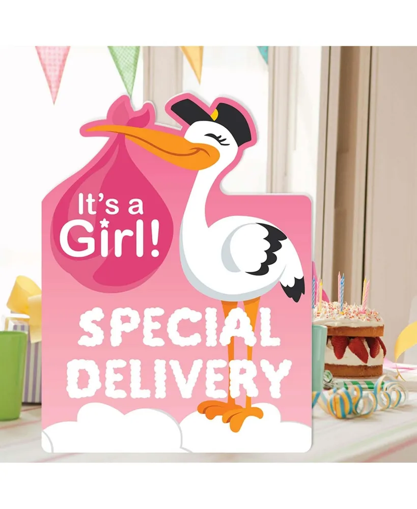 Girl Special Delivery - Congratulations Giant Greeting Card - Jumborific Card