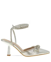 BCBGeneration Women's Ildy Crystal Bow Pointy Toe Pump