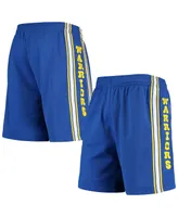 Men's Mitchell & Ness Royal Golden State Warriors Hardwood Classics Primary Logo Swingman Shorts