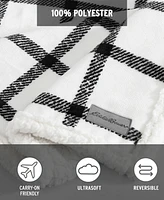Eddie Bauer Plaid Ultra Soft Plush Fleece Blanket