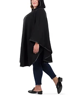 Patricia Nash Women's Hooded Cape with Clasp