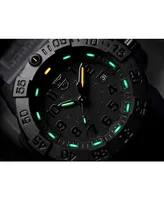 Luminox Men's Swiss Navy Seal Military Dive Black Rubber Strap Watch 45mm
