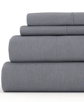 ienjoy Home 300 Thread Count Linen Rayon From Bamboo Blend Deep Pocket -Pc. Sheet Set