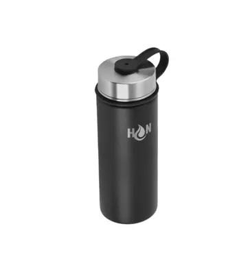 Zulay Kitchen Hydration Nation 3 Lid Multi-Size Vacuum Insulated Water Bottles with Straw - Metal Bottle For Sports & Outdoor