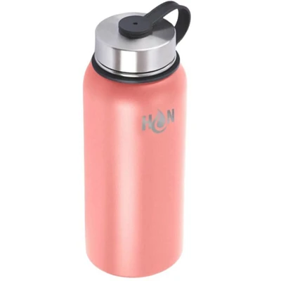 Zulay Kitchen Hydration Nation 3 Lid Multi-Size Vacuum Insulated Water Bottles with Straw - Metal Bottle For Sports & Outdoor
