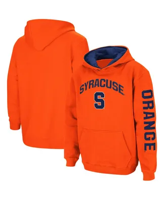 Youth Boys Colosseum Orange Syracuse 2-Hit Team Pullover Hoodie