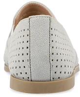 Journee Collection Women's Lucie Perforated Slip On Loafers