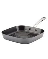 Rachael Ray Cook + Create Hard Anodized Nonstick Deep Grill Pan, 11"