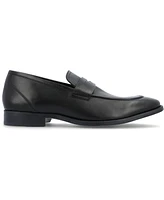 Thomas & Vine Men's Bishop Wide Width Apron Toe Penny Loafer Shoe