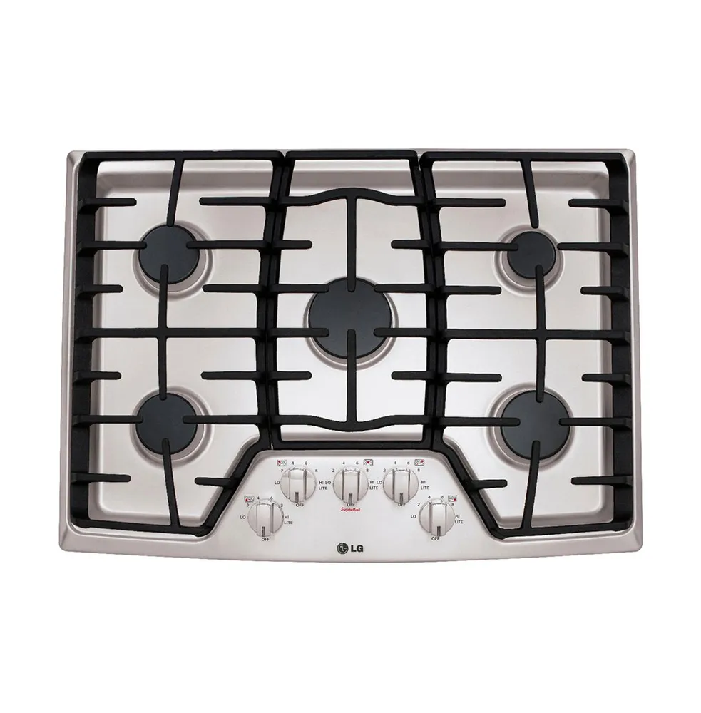 30 inch Built-In Gas Cooktop - Stainless Steel