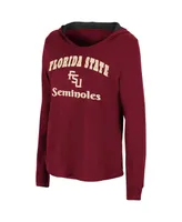 Women's Colosseum Garnet Florida State Seminoles Catalina Hoodie Long Sleeve T-Shirt