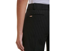 Tommy Hilfiger Women's Striped Sutton Straight-Leg Trousers