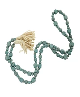 Rosemary Lane Handmade Beaded Geometric Garland with Tassel