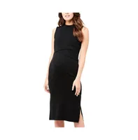 Ripe Maternity Layered Knit Nursing Dress